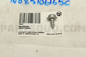Nissan 085106165C SCREW-TAPPING