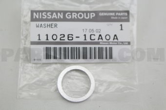 Nissan 110261CA0A GASKET-DARAI PLUG