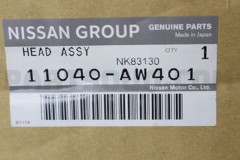 Nissan 11040AW401 HEAD ASSY-CYLINDER