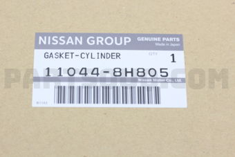 Nissan 110448H805 GASKET-CYLINDER HEAD