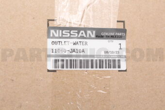 Nissan 11060JA10A OUTLET-WATER