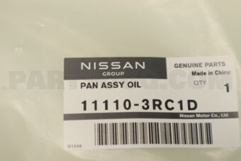 Nissan 111103RC1D PAN ASSY-OIL