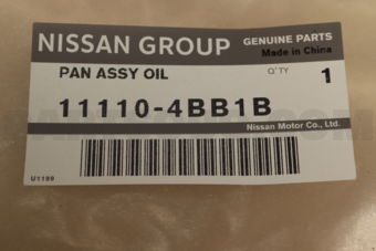 Nissan 111104BB1B PAN ASSY OIL