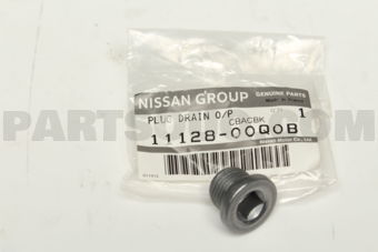 Nissan 1112800Q0B PLUG-DRAIN