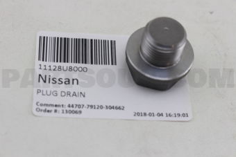 Nissan 11128U8000 PLUG DRAIN
