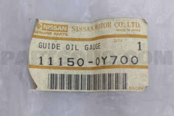 Nissan 111500Y700 GUIDE-OIL LEVEL GAUGE