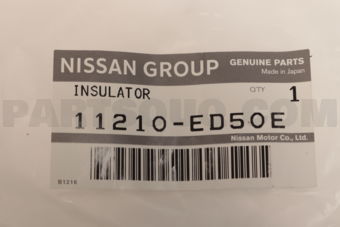 Nissan 11210ED50E INSULATOR-ENGINE MOUNTING FRONT