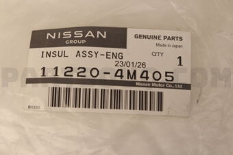 Nissan 112204M405 INSUL ASSY-ENG