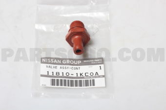 Nissan 118101KC0A POSITIVE CRANKCASE VENTILATION VALVE