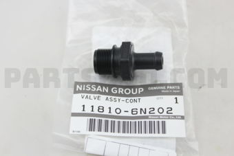 Nissan 118106N202 POSITIVE CRANKCASE VENTILATION VALVE