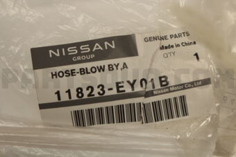 Nissan 11823EY01B HOSE BLOW BY,A
