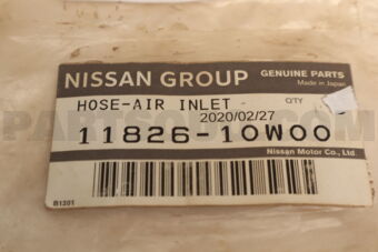 Nissan 1182610W00 HOSE-BLOW BY,A