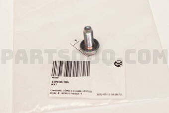 Nissan 119168J10A BOLT