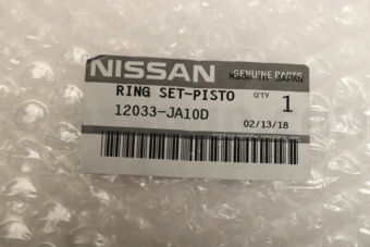 Nissan 12033JA10D RING SET-PISTON