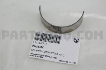 Nissan 12111JK21A BEARING-CONNECTING ROD
