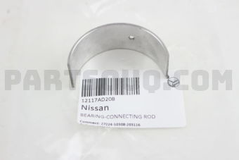 Nissan 12117AD20B BEARING-CONNECTING ROD