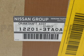 Nissan 122013TA0A CRANKSHAFT ASSY