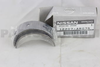 Nissan 12207AR07A BEARING-CRANKSHAFT