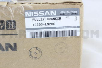 Nissan 12303EN20C PULLEY-CRANKSHAFT