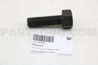 Nissan 1230929S00 BOLT-PULLEY,CRANKSHAFT