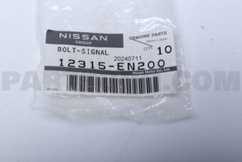 Nissan 12315EN200 BOLT-SIGNAL PLATE