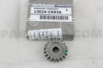 Nissan 13024CK83A GEAR CAMSHAFT (ADOPTION DT 1412)