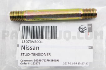 Nissan 13073V5001 STUD-TENSIONER
