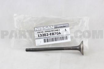 Nissan 13202EB70A VALVE-EXHAUST