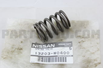 Nissan 13203W0400 SPRING-VALVE,OUTER