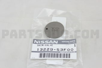 Nissan 1322953F00 SHIM-VALVE