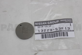 Nissan 1322953F13 SHIM-VALVE