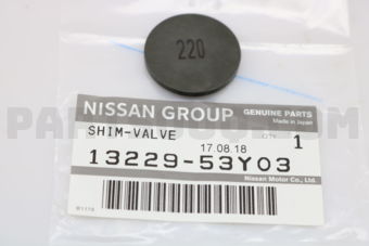 Nissan 1322953Y03 SHIM-VALVE