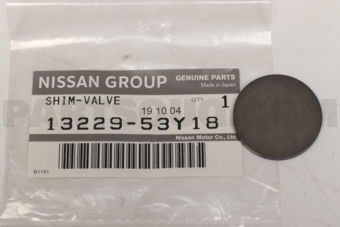 Nissan 1322953Y18 SHIM-VALVE