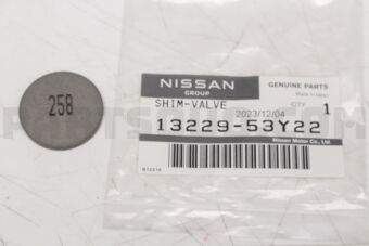 Nissan 1322953Y22 SHIM-VALVE