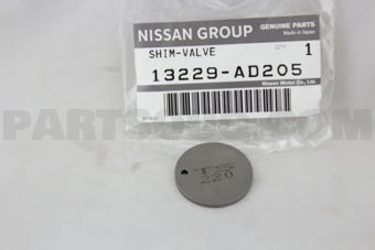 Nissan 13229AD205 SHIM-VALVE