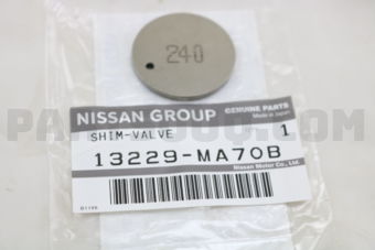 Nissan 13229MA70B SHIM-VALVE