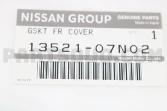 Nissan 1352107N02 GASKET-TIMING BELT COVER