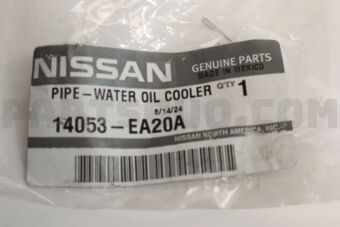 Nissan 14053EA20A PIPE-WATER,OIL COOLER