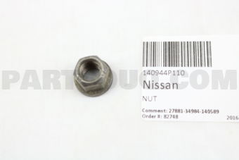 Nissan 140944P110 NUT