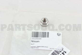 Nissan 14122AD200 NUT