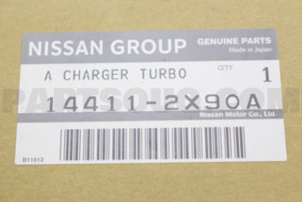 Nissan 144112X90A TURBOCHARGER