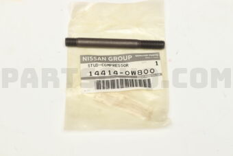 Nissan 144140W800 STUD-COMPRESSOR HOUSING