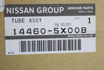 Nissan 144605X00B TUBE ASSY-INLET