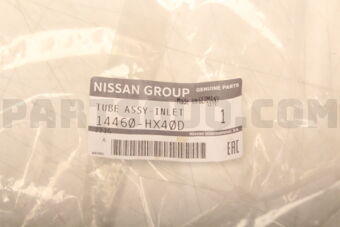 Nissan 14460HX40D TUBE ASSY