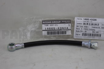 Nissan 1466543G0A TUBE ASSY-OIL
