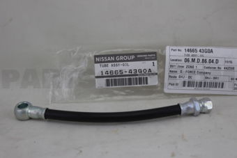 Nissan 1466543G0A TUBE ASSY-OIL