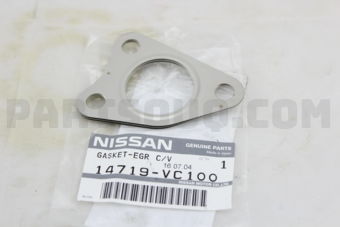 Nissan 14719VC100 EGR TUBE GASKET