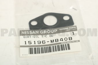 Nissan 15196MB40B TURBOCHARGER OIL OUTLET GASKET