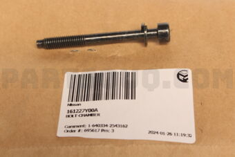 Nissan 161227Y00A BOLT-CHAMBER