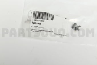 Nissan 16439U680B CLAMP-HOSE